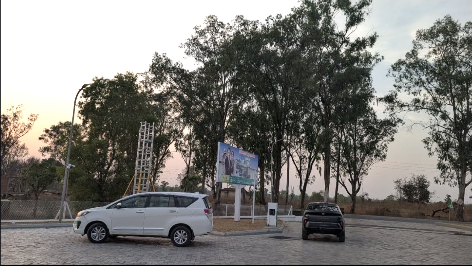 Namastey Travels vehicle on an outdoor route