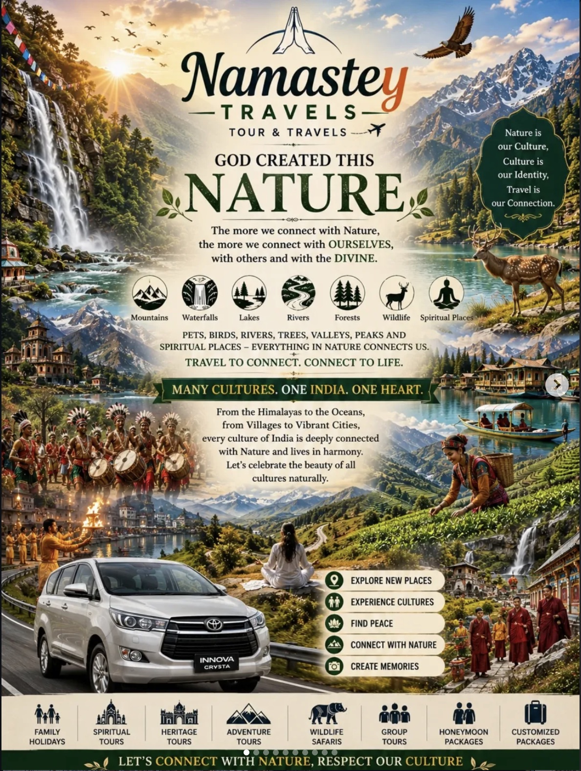 Nature and wildlife tour package